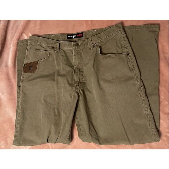 Wrangler Beige Riggs Workwear Pants 38x32 3W020BR - Picture 6 of 10
